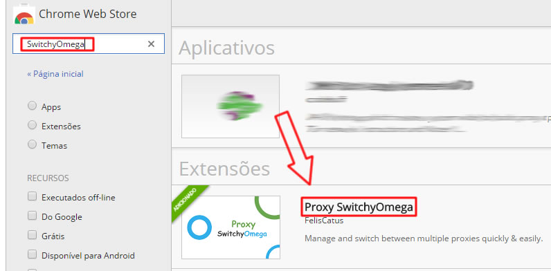 Adicionar Extensão