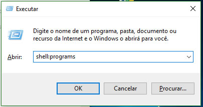 Executar comando na janela do Windows